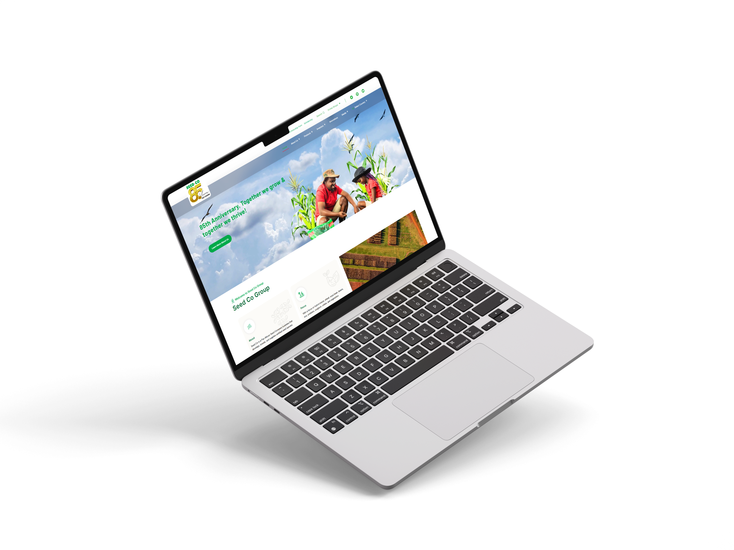 Seed Co group website design & development